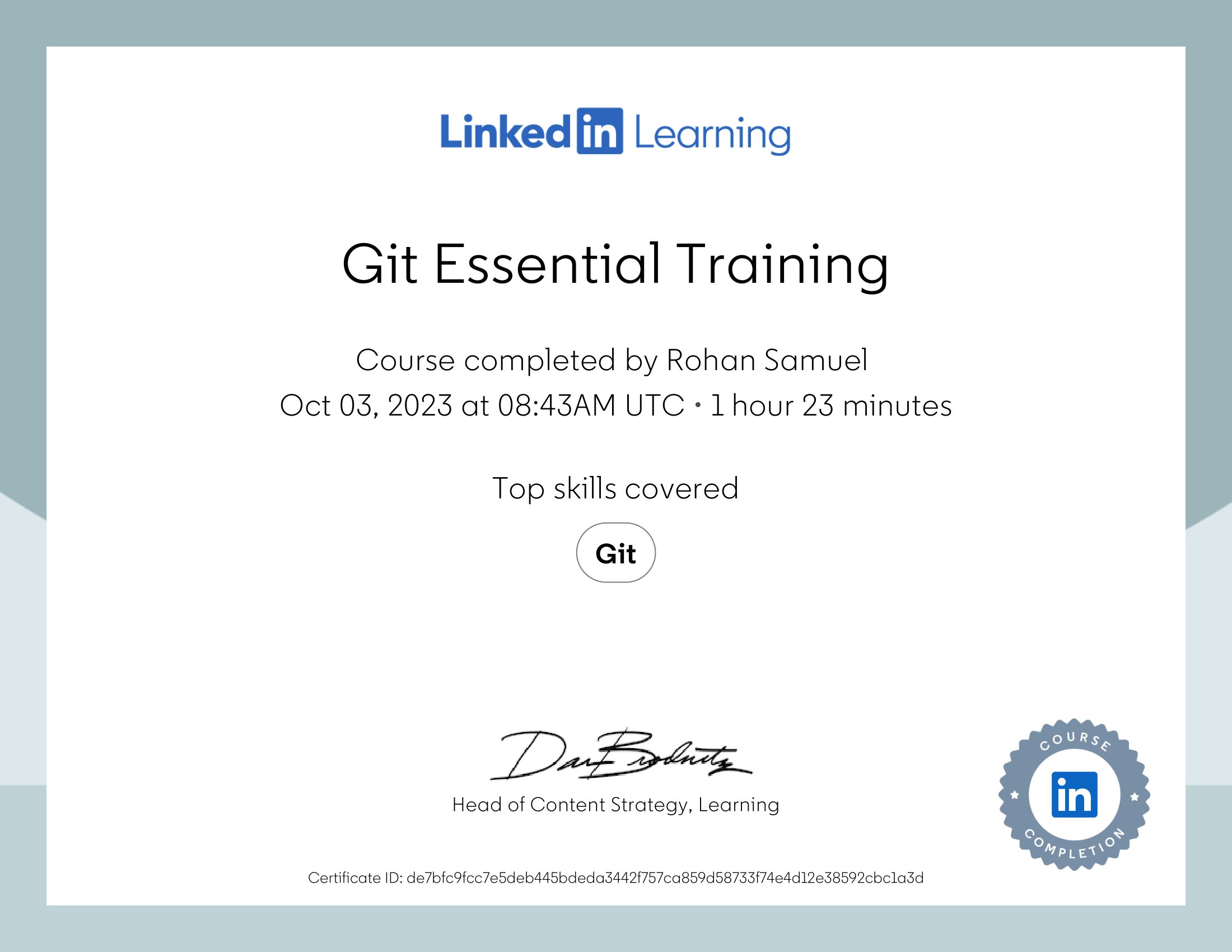 Git Essential Training